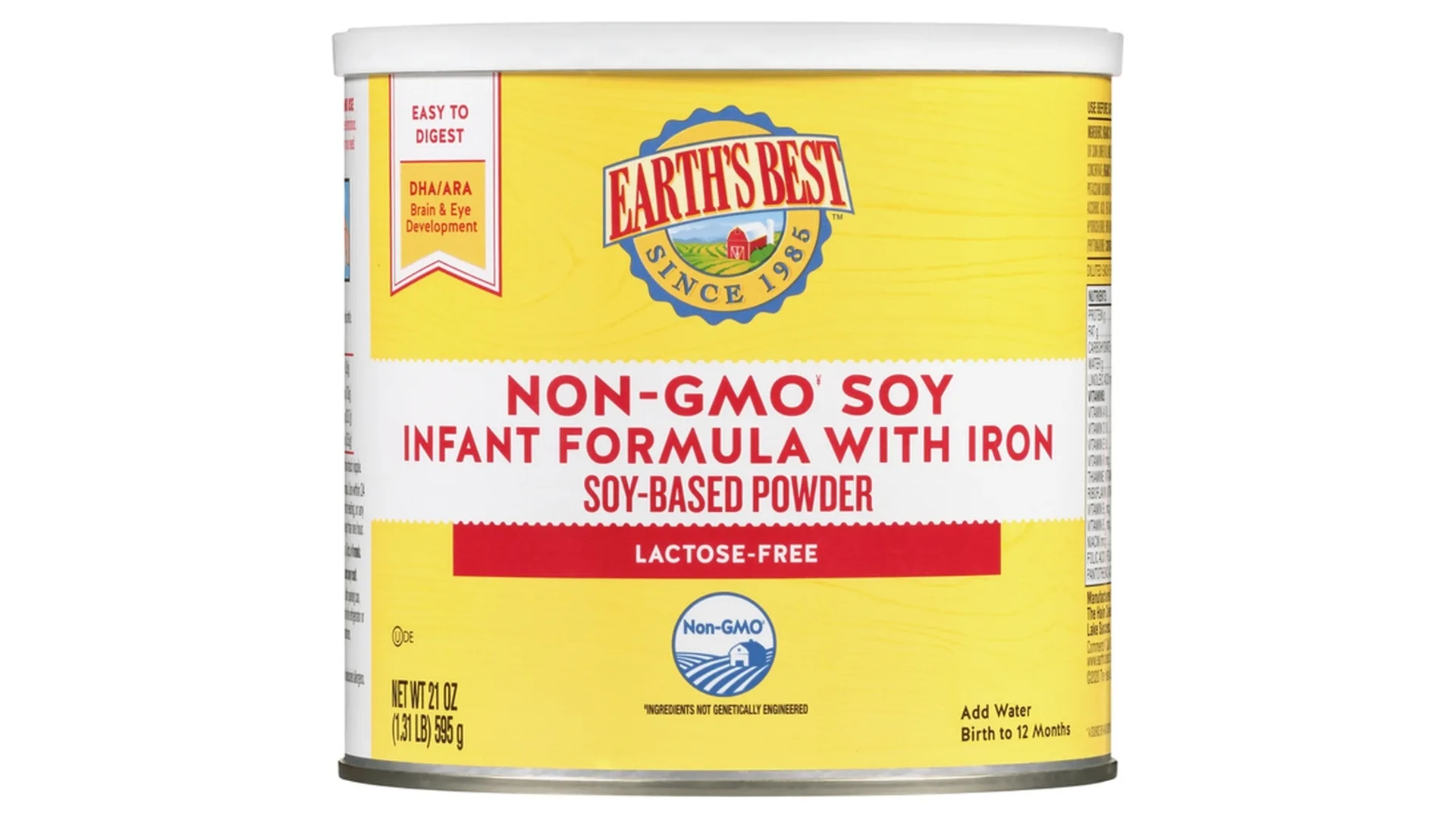 Earth’s Best Organic Soy Infant Formula